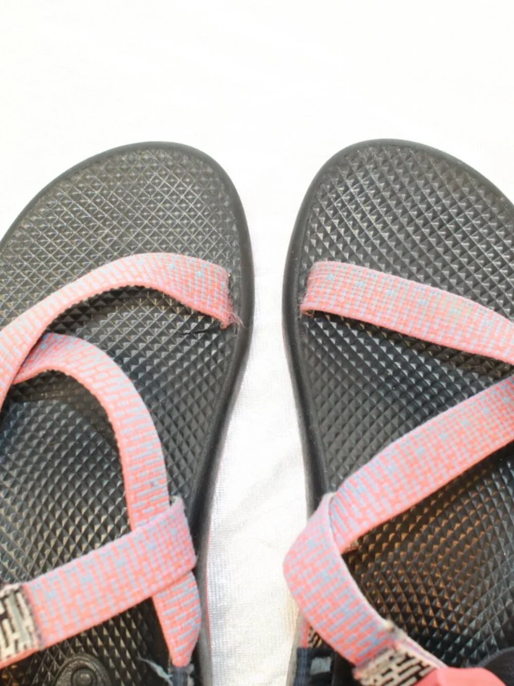 Chaco Kids Size 5 Penny Coral Z1 EcoTread Adjustable No Toe Post Sport Sandals